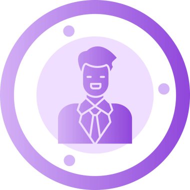 İş. Web simgesi basit illüstrasyon