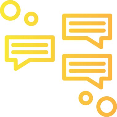 Konuş. Web simgesi basit tasarım