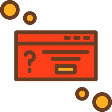 Para için. Web simgesi basit illüstrasyon