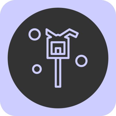 Modern b 'nin vektör illüstrasyonu eksik simgesi