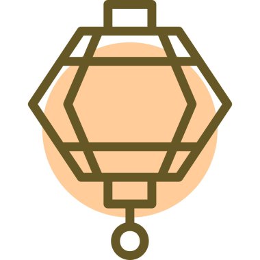 Bir lambanın vektör illüstrasyonu