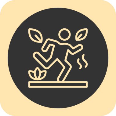 Çalıştırıcı simgesi, vektör illüstrasyonu