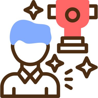 İş simgesinin vektör illüstrasyonu