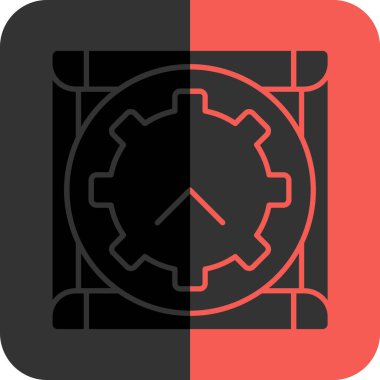 Simge soyut arkaplanda izole ediliyor