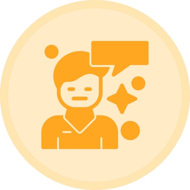 Müşteri hizmeti vektör simgesi modern basit tasarım illüstrasyonu