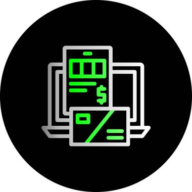 Paranın vektör simgesi, dolar, kredi kartı, dolar, yen, yen