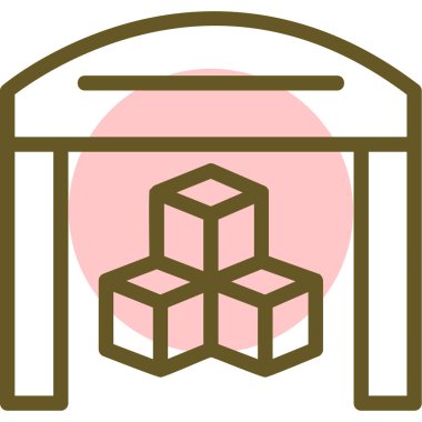 Gıda simgesinin vektör illüstrasyonu