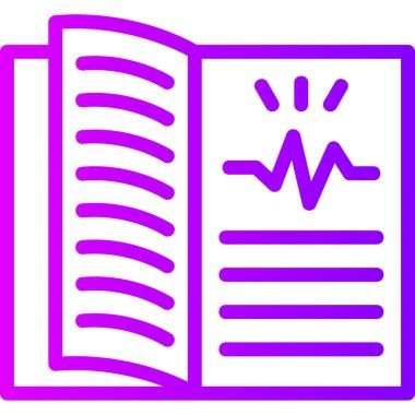 kitap simgesi, vektör illüstrasyonu