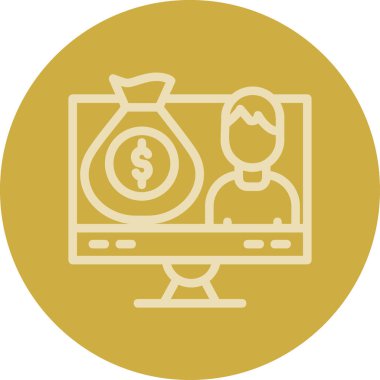 iş simgesi vektör illüstrasyonu