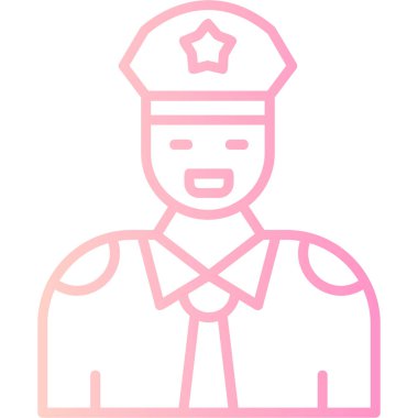 Bir insan simgesinin vektör illüstrasyonu