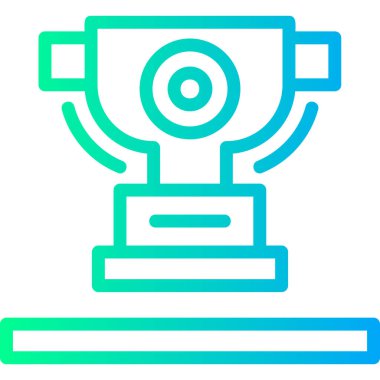 kupa simgesi vektör illüstrasyonu