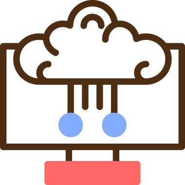 Bulut veri simgesi - özet biçimi