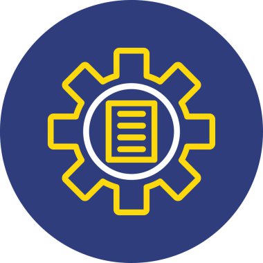 Vektör dişli simge tasarlamak