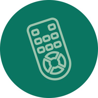 eşsiz futbol vektör çizgisi simgesi