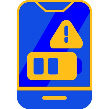 Cep telefonu. Web simgesi basit illüstrasyon