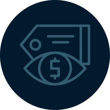 Dolar simgesi vektör illüstrasyonu