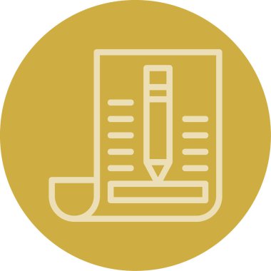 Modern eğitim ikonunun vektör illüstrasyonu