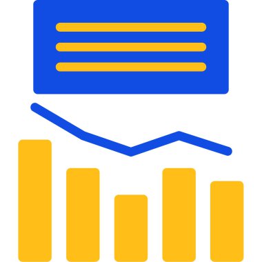 Analizler. Web simgesi basit illüstrasyon