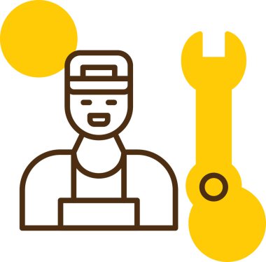 İnşaat işçisi tornavida ile