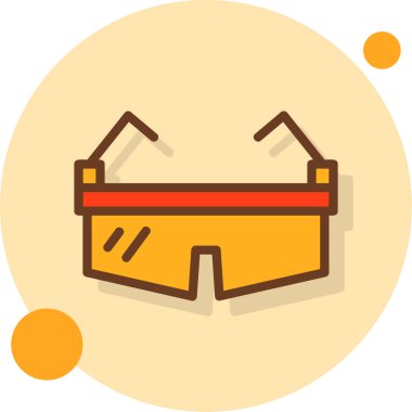 Alışveriş web simgesi basit illüstrasyon