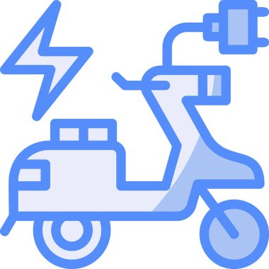 elektrik motor taşıma simgesi ana hat biçiminde