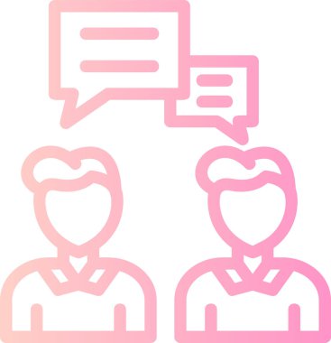 İnsan simgesinin vektör illüstrasyonu