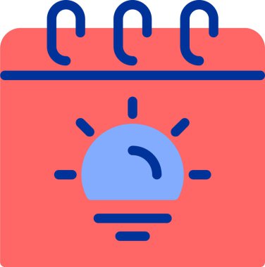 takvim web vektör illüstrasyonu