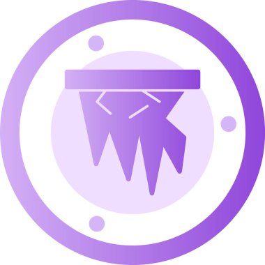 dondurma ikonu vektör illüstrasyonu