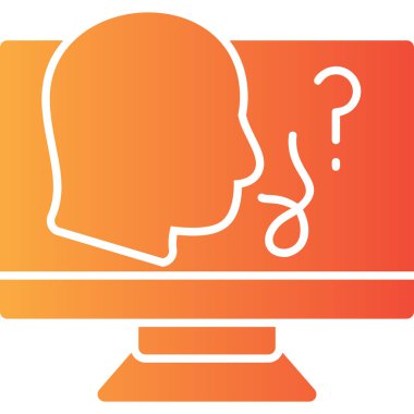 Soru işareti vektör illüstrasyonu