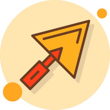 dosya-outline biçiminde ok yönlü gezinme simgesi