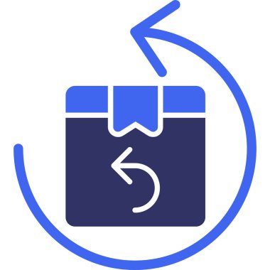 Modern bir simgenin vektör illüstrasyonu