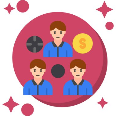 İş adamları vektör illüstrasyonu