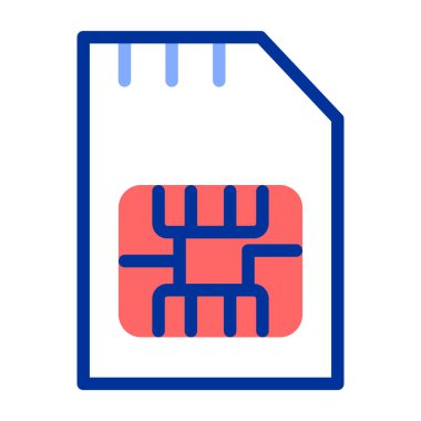 Bir takvim simgesinin vektör illüstrasyonu