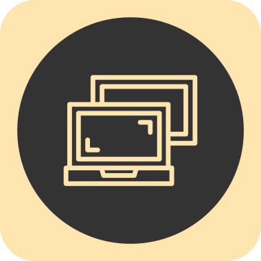 bilgisayar simgesi vektör illüstrasyonu