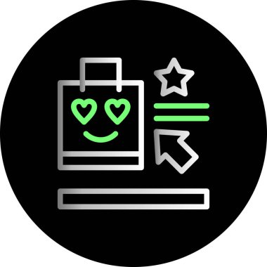 aşk simgesi, vektör illüstrasyonu