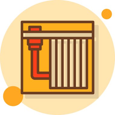 Çöp simgesi, vektör çizimi