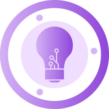 Bir fikrim var. Web simgesi basit illüstrasyon