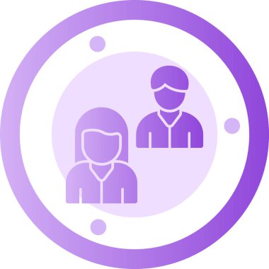 İş. Web simgesi basit illüstrasyon