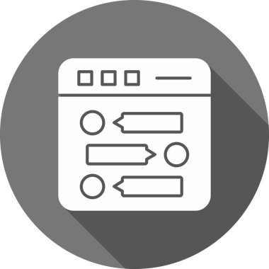 Modern b-b 'nin vektör simgesi