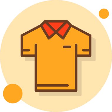 shirt web simgesi vektör illüstrasyonu