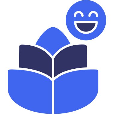 Kitap. Web simgesi basit illüstrasyon