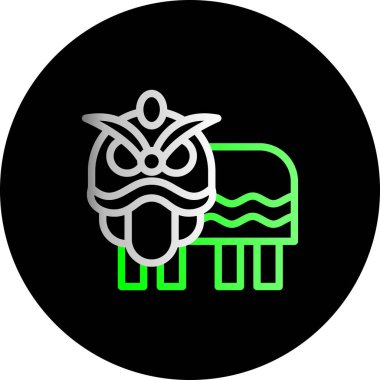 Yeşil arkaplanın vektör illüstrasyonu