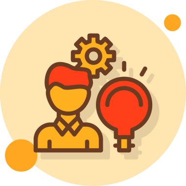 iş stratejisi ikon vektör illüstrasyonu