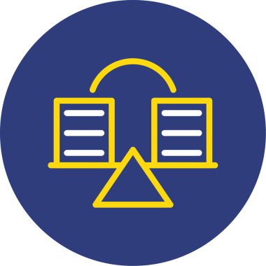 Eğitim simgesinin vektör illüstrasyonu