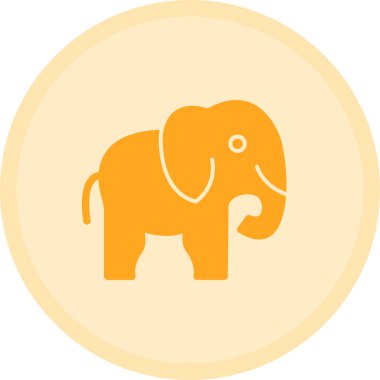 Fil vektör simgesi basit düz illüstrasyon