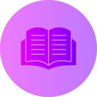 Kitap. Web simgesi basit illüstrasyon