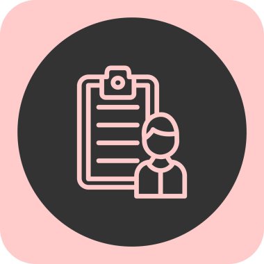 Belge. Web simgesi basit illüstrasyon