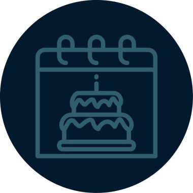 Doğum günü pastası. Web tasarımı