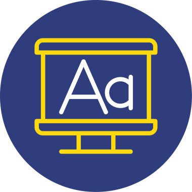 Modern bir simgenin vektör illüstrasyonu