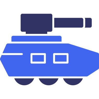 Askeri ordu simgesi, basit vektör illüstrasyonu